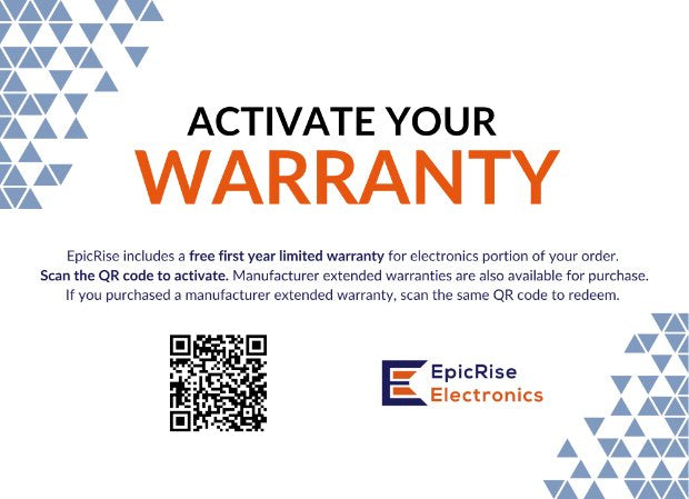 The EpicRise First-Year Limited Warranty — image 1