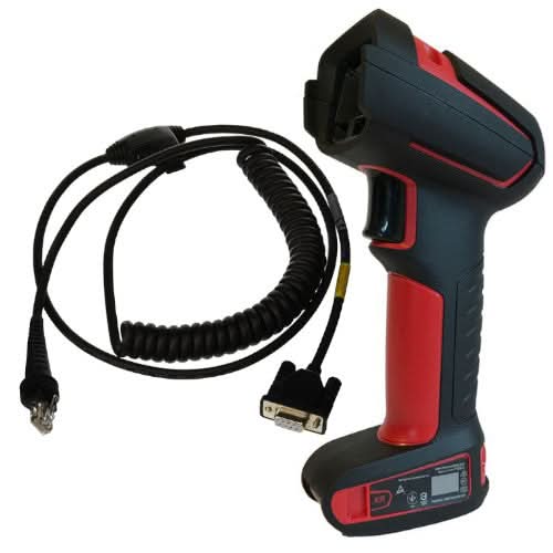 Honeywell Granit XP 1990iXR-3SER-N RS232 Scanner Kit | Tethered Industrial 1D/2D Scanner, XR FlexRange, Red, Includes RS232 DB9 Female Coiled Cable