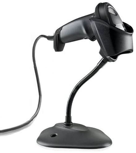 Zebra DS4608-SR Barcode Scanner Kit with Stand | Shielded USB Cable, Black