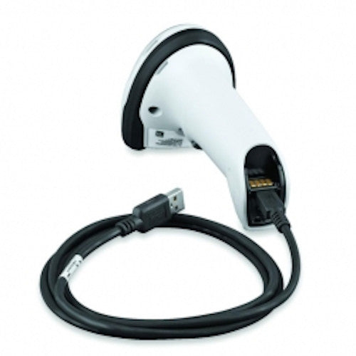 Zebra DS2278-SR6UMC00AZW DS2278 Barcode Scanner | 2D, Standard Range, Cordless, White | Kit Includes Cable