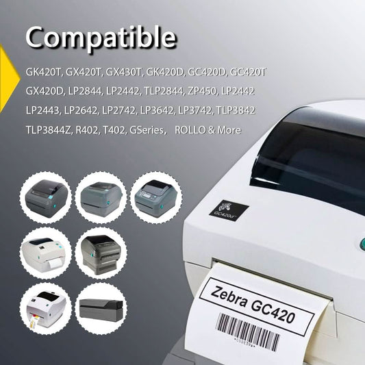 3" x 2" (76 mm x 51 mm) Thermal label | Multipurpose & Shipping Labels, Compatible with Zebra & Rollo Label Printer