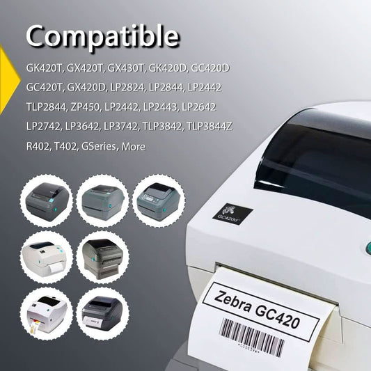 1.25" x 1" (32 mm x 25 mm) Thermal labels | Barcode & Address Labels, Compatible with Zebra & More Label Printer, 10rolls