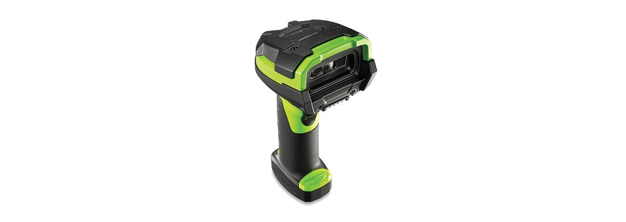 Zebra, LI3608-SR Rugged Corded Handheld Scanner | Standard Range Linear Imager, Industrial Green (LI3608-SR00003VZWW)