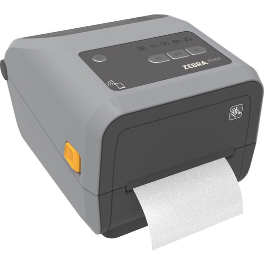 Zebra ZD421 Desktop Printer | Thermal Transfer Cartridge, 203 dpi, USB/USB Host, Modular Connectivity Slot, Bluetooth LE 5.0
