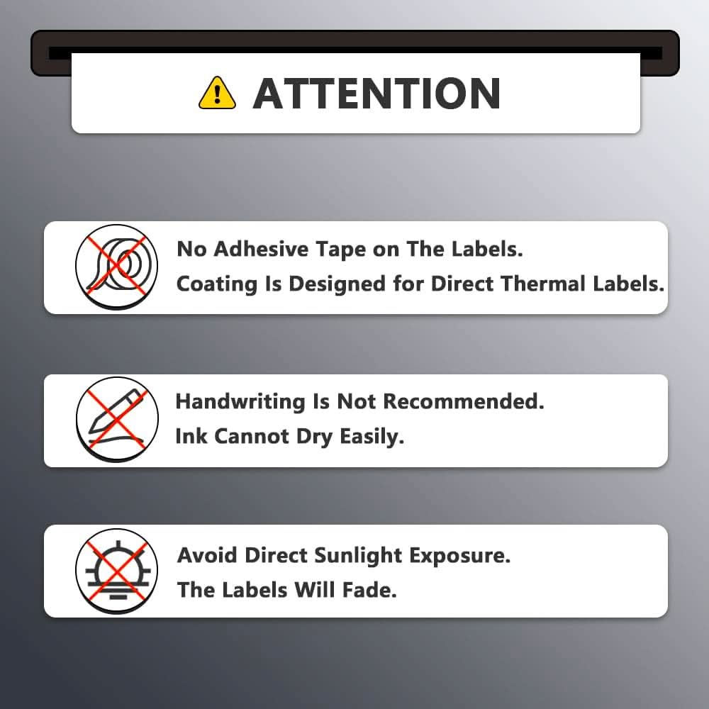 1.25" x 1" (32 mm x 25 mm) Thermal labels | Barcode & Address Labels, Compatible with Zebra & More Label Printer, 10rolls