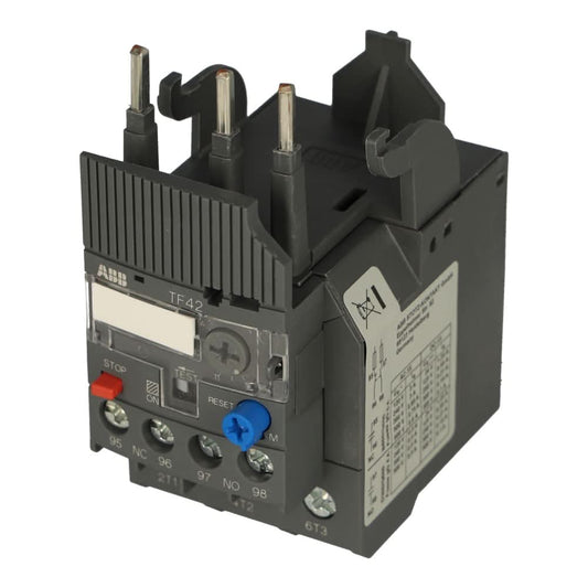 ABB TF42-13 Thermal Overload Relay | 10–13A, 3 Poles, Trip (NC), Signal (NO), IP20 (1SAZ721201R1045)
