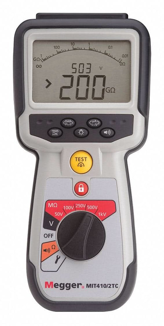 Megger MIT410/2 Insulation Resistance Tester | 1000V, PI/DAR/Time Testing