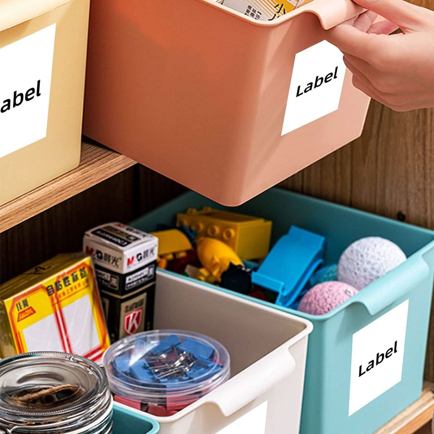 8.5" x 5.5" Half-Sheet Labels | Laser & Inkjet Printer, Self-Adhesive, 2 per Sheet, 500 Sheets (1000 Labels)