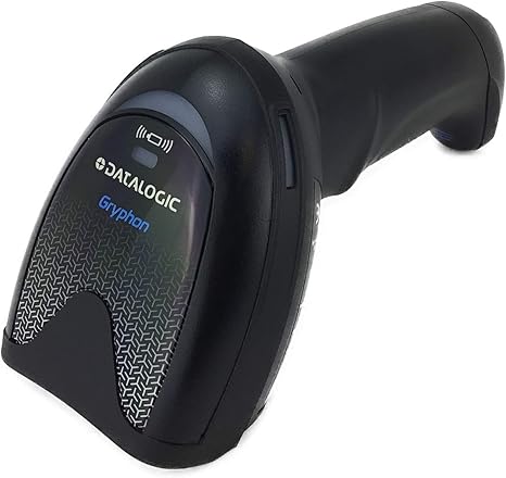 Datalogic Gryphon GM4500 Cordless Barcode Scanner | 1D/2D Imager, Omnidirectional, Includes Adjustable Cradle & USB Cord (GM4500-BK)