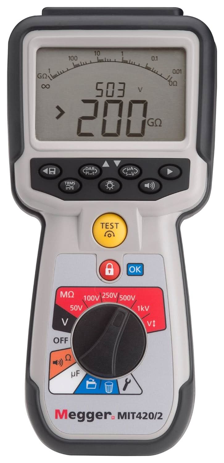 Megger MIT420/2 (1006-740) 50/100/250/500/1000V Insulation Tester
