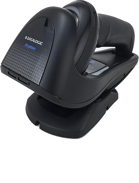 Datalogic Gryphon GM4500 Cordless Barcode Scanner | 1D/2D Imager, Omnidirectional, Includes Adjustable Cradle & USB Cord (GM4500-BK)