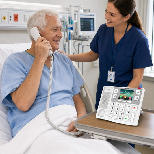 Fanvil X305 Large Button IP Phone with 3.5" Color Display and Emergency Call Support for Healthcare