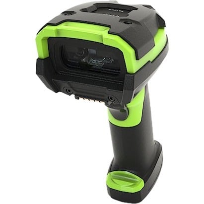 Zebra LI3608 Extended Range 1D Barcode Scanner | Rugged, Industrial Green, Vibration Motor