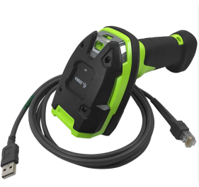 ZEBRA EVM/DCS,DS3608-HD3U4602VZW DS3608, HIGH DENSITY 1D/2D IMAGER, USB KIT INCLUDES SCANNER (DS3608-HD20003VZWW) AND 7 FOOT USB CABLE (CBA-U46-S07ZAR), VIBRATION MOTOR, INDUSTRIAL GREEN