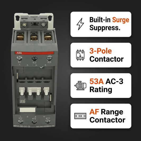 ABB AF52-30-00-13 Contactor IEC, 100-250 VAC/VDC