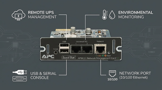 APC AP9631 UPS Network Management Card 2 with Environmental Monitoring