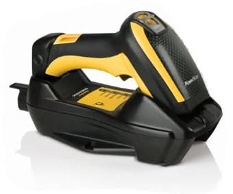 Datalogic PowerScan PM9100-910RBK10 Barcode Scanner Kit | 910MHz, USB, Includes Scanner, Base, Cable & Power Supply