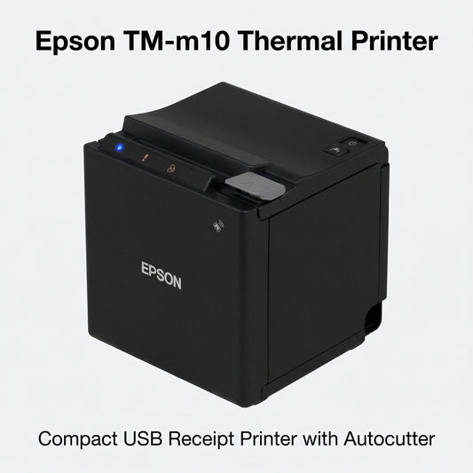 Epson C31CE74002 Series TM-M10 Thermal Receipt Printer, Autocutter, USB, Energy Star, Black