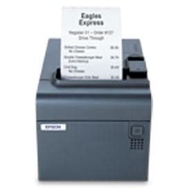 Epson TM-L90-662 Plus Label Printer | For Linerless Media, Thermal, 80/58/40mm, Serial & USB, Dark Gray, Includes Power Supply
