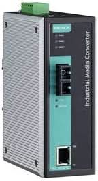 Moxa IMC-101-S-SC Media Converter | 10/100BaseTX to 100BaseFX, Single Mode SC, Smart Relay Output, Link-Fault-Pass-Through