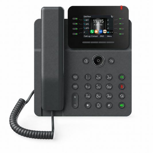 Fanvil V62W Business IP Phone with 2.8" Color Display, 12 SIP Lines, Wi-Fi 6 & Bluetooth 5.4