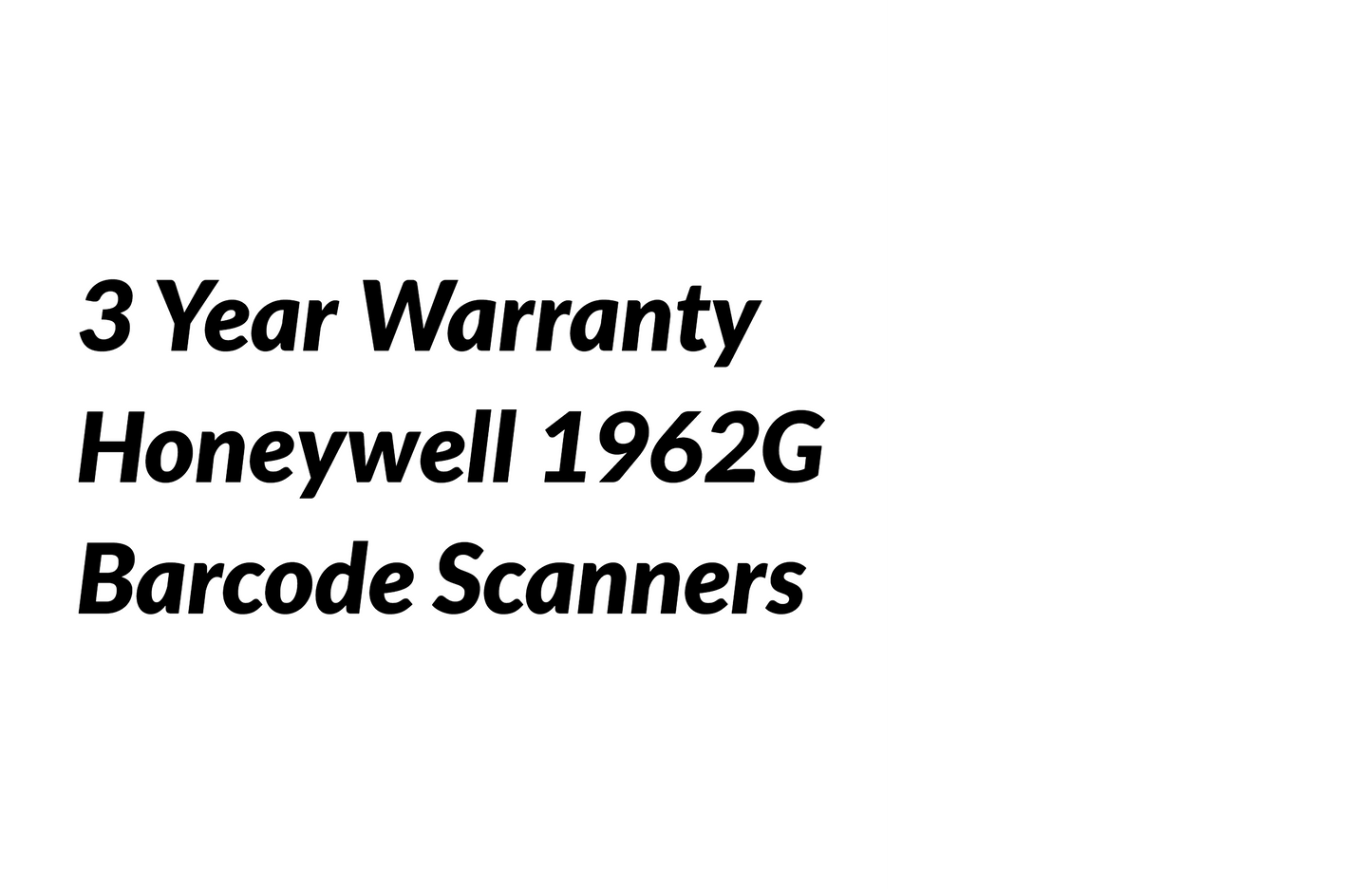 Honeywell 1962G Scanners Warranty service SVC1962-SG3N