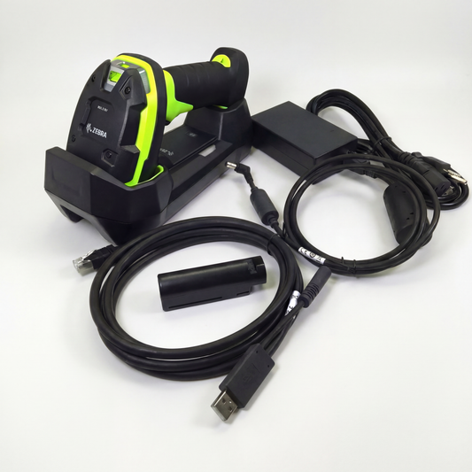 Zebra DS3678-SR Cordless Ultra-Rugged Barcode Scanner - Standard Range 1D/2D, FIPS USB Kit