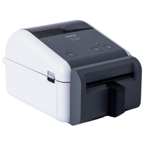 Brother TD4550DNWBFC Desktop Printer | 4.3", DT, With Cutter, 300 DPI, 6 IPS, LCD, Bluetooth/MFi/WLAN/LAN/USB/Host-USB/Serial, SOTI Connect Certified