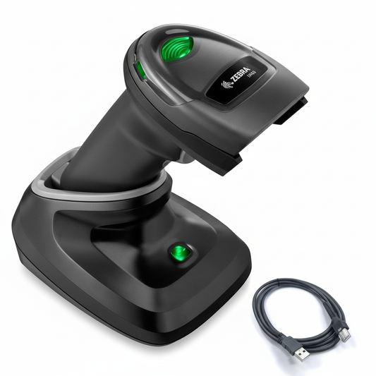 Zebra DS2278-SR00006ZZWW Barcode Scanner, 2D Imager, Cordless - USB Kit with Presentation Cradle - White