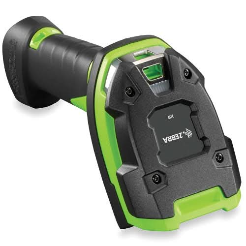 Zebra DS3608-XR Rugged Scanner | 1D/2D Imager, Extended Range, Vibration Motor, Industrial Green (Requires Cable)