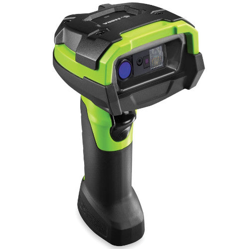 Zebra DS3608-XR Rugged Scanner | 1D/2D Imager, Extended Range, Vibration Motor, Industrial Green (Requires Cable)
