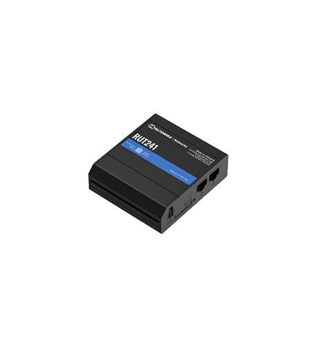 Teltonika RUT241 Industrial Cellular Router | 4G LTE Cat 4 & 3G, WAN Failover, Wi-Fi Hotspot up to 50 Users, 1× WAN & 1× LAN 10/100 Mbps, VPN Support