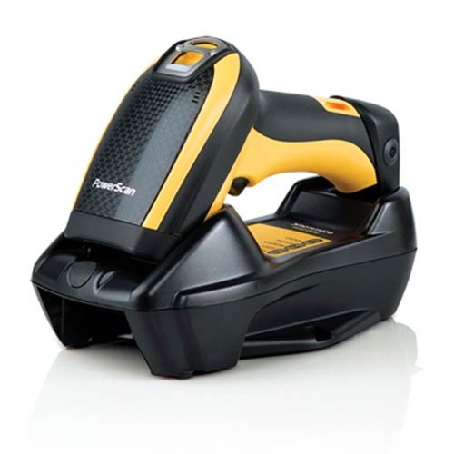Datalogic PowerScan PM9100-910RBK10 Barcode Scanner Kit | 910MHz, USB, Includes Scanner, Base, Cable & Power Supply
