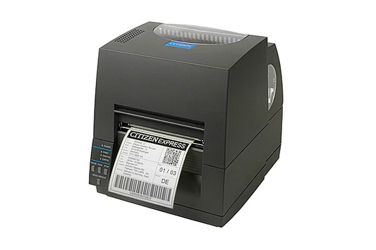 Citizen CL-S621IINNUBK Barcode Printer | Direct Thermal/Thermal Transfer, 203 dpi, Gray, Replaces CL-S621-GRY