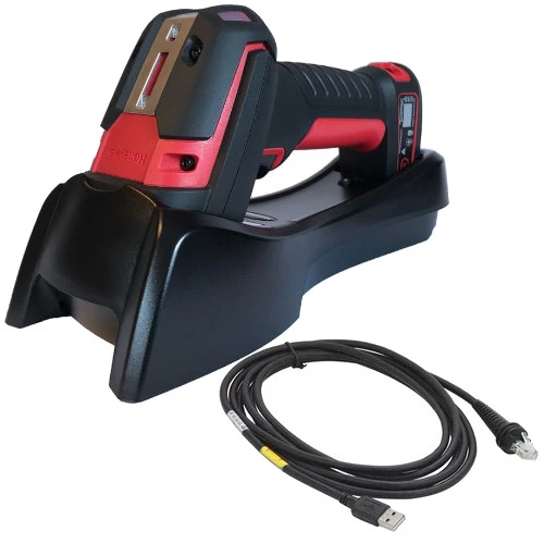Honeywell Granit XP 1991iXR-3USB-5-N Scanner Kit | Wireless Industrial 1D/2D, XR FlexRange, Red, Smart Battery , Base ,with USB Type A 3m Cable