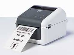 Brother TD4550DNWB Desktop Label Printer | 4.3", DT, 300 DPI, 6 IPS, LCD, Bluetooth/MFi/WLAN/LAN/USB/Host-USB/Serial, SOTI Connect Certified