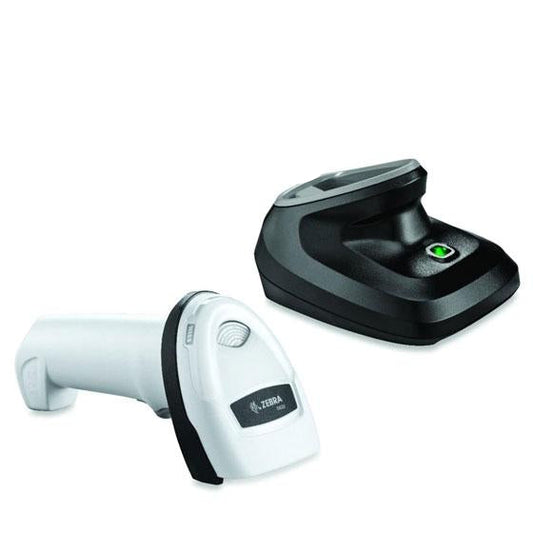 Zebra DS2278-SR6U2100PRW DS2278 Barcode Scanner | 2D, Standard Range, Cordless, White | Kit Includes Presentation Cradle