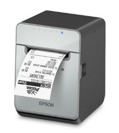 EPSON,C31CJ52001,TM-L100, LINERLESS (LFC) 40/58/80 MEDIA, SERIAL S01, USB & ETHERNET E04 INTERFACE, BLACK, INCLUDES PS-180
