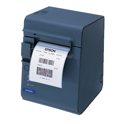 Epson TM-L90 Plus Label Printer | E04 Ethernet Interface, EDG, Includes PS-180-343, With Peeler and AC Cable