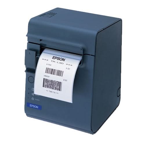 Epson TM-L90 Plus Label Printer | E04 Ethernet Interface, EDG, Includes PS-180-343, With Peeler and AC Cable