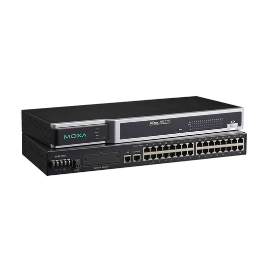 MOXA NPort 6650-16 Rackmount Secure Device Server | 16-Port RS-232/422/485, 100–240VAC Input