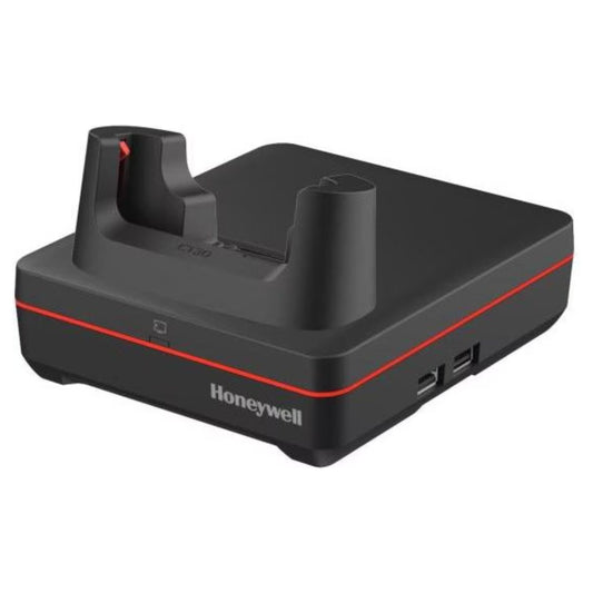 Honeywell CT30 and CT37 Single-Slot Home Base Charging Kit with Power Supply and US Power Cord, Supports Device and Spare Battery Charging, USB Type-B Connectivity