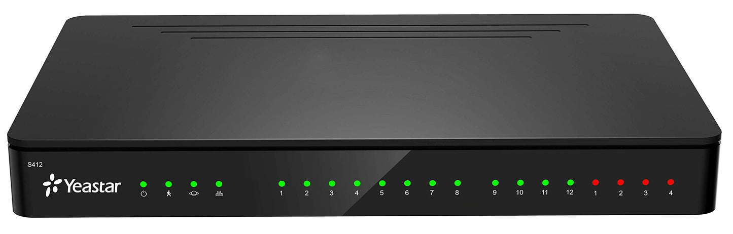 Yeastar S50 VoIP PBX | 12 Analog/8 VoIP Extensions, 8 Concurrent Calls, 4 Trunks, Auto Provisioning (Yealink/Cisco/Poly)