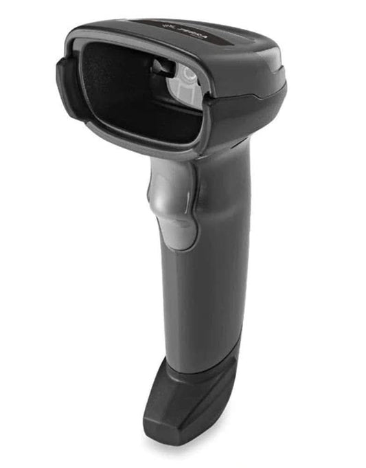 Zebra DS2208-SR Handheld Barcode Scanner Kit | Corded 1D/2D Imager, Standard Range, Stand + Shielded USB Cable, Black (DS2208-SR7U2100SGW)