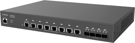 EnGenius Cloud 10 Gigabit ECS5512 8-Port 10G with 4 10G SFP+ Uplink Ports