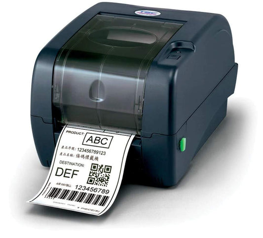 TSC TTP-247 Desktop Thermal Transfer Printer | 203dpi, 7 IPS, USB/Serial/Parallel, Black