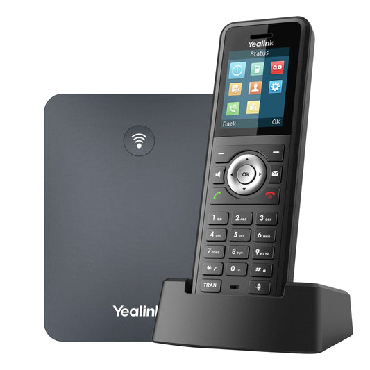 Yealink W79P IP DECT Phone Bundle | W59R Handset with W70 Base, SIP Cordless