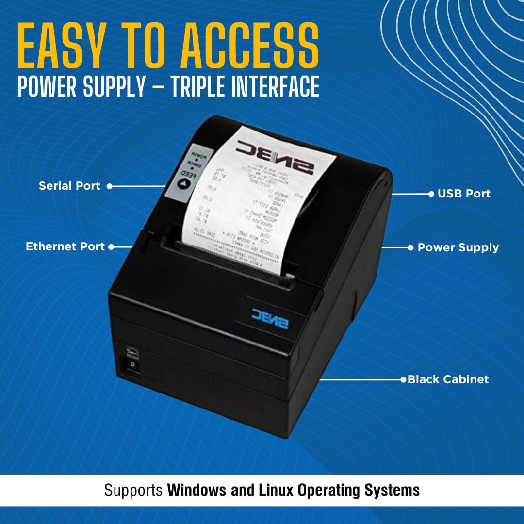 SNBC BTP-R880NP Thermal Receipt Printer with USB and Serial Connection