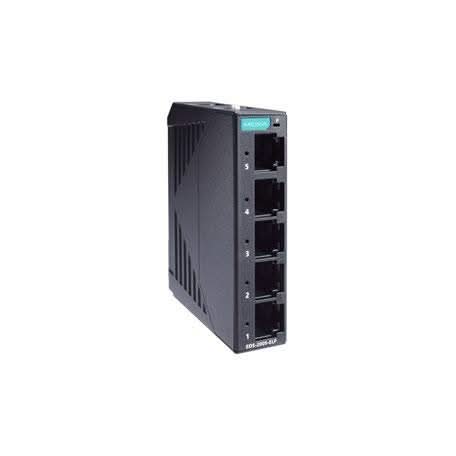 Moxa EDS-2005-ELP Unmanaged Ethernet Switch | 5x 10/100BaseT(X), -10 to 60°C