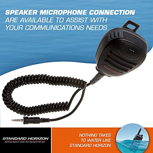 Standard STD- Speaker/Mic for Most Standard Handheld VHF Radios